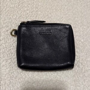 Tecovas Black Leather Zip Wallet